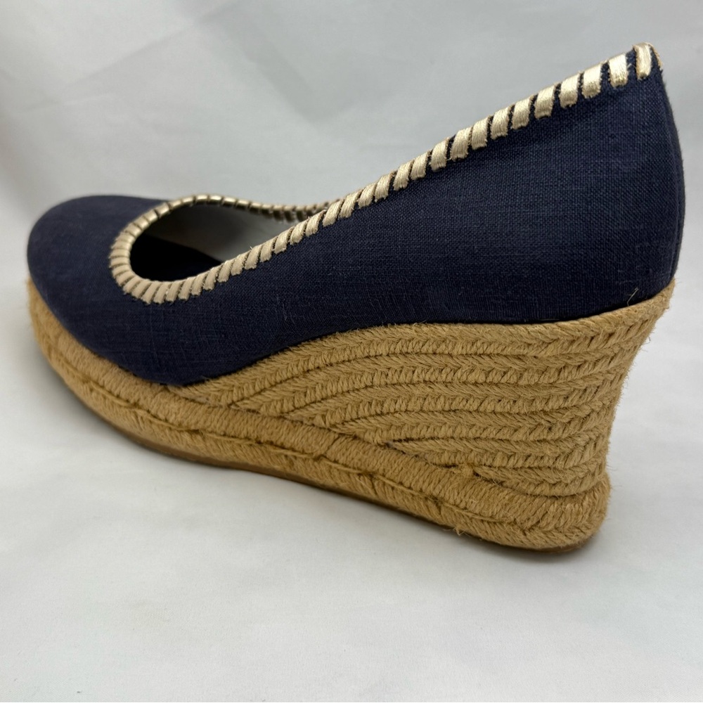 Jack Rogers Navy Espadrille Wedge - Picture 8 of 14